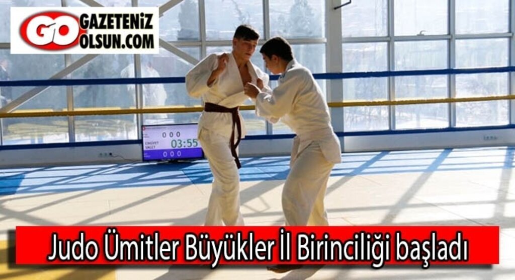 Judo Ümitler Büyükler İl Birinciliği başladı
