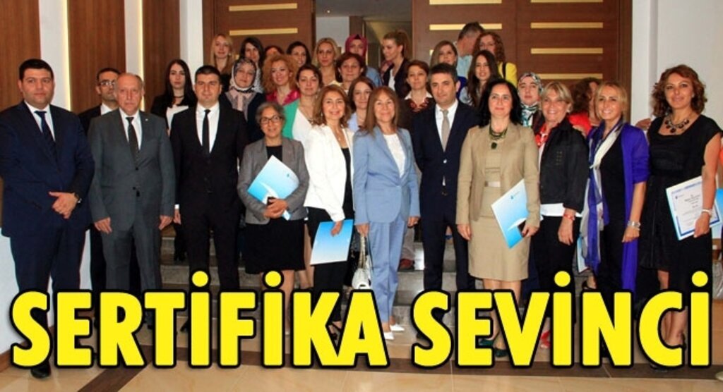 Kadın Girişimcilerin sertifika sevinci