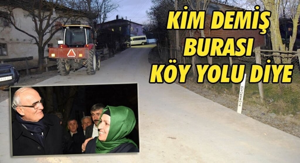 Kadın muhtarın yol sevinci