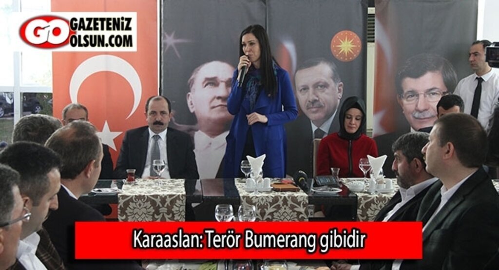 Karaaslan: Terör Bumerang gibidir