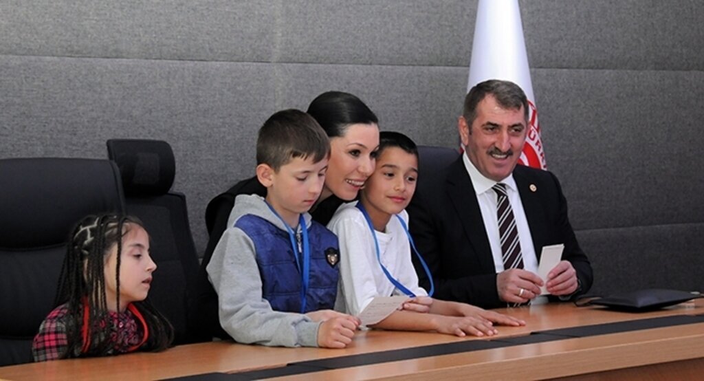 Karaaslan ve Köktaş Samsun'lu öğrencileri ağırladı