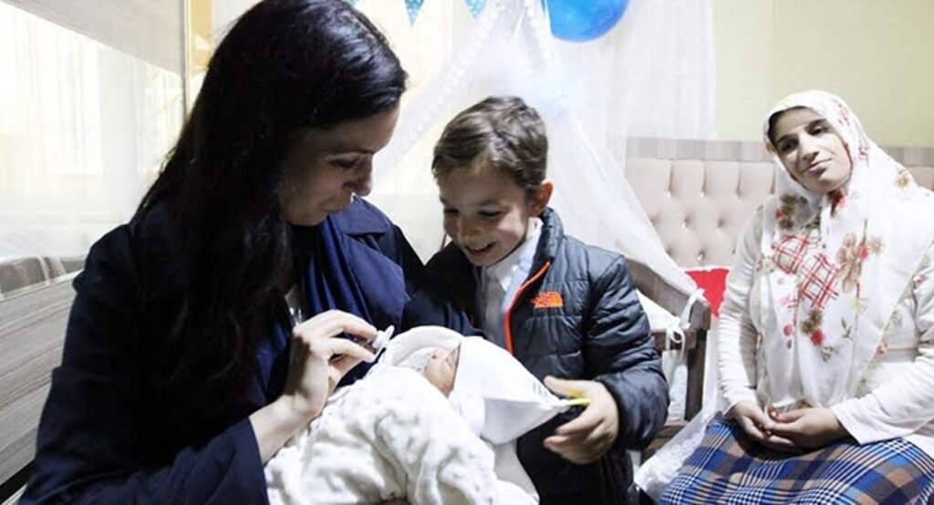 Karaaslan'dan Şehit emanetine ziyaret