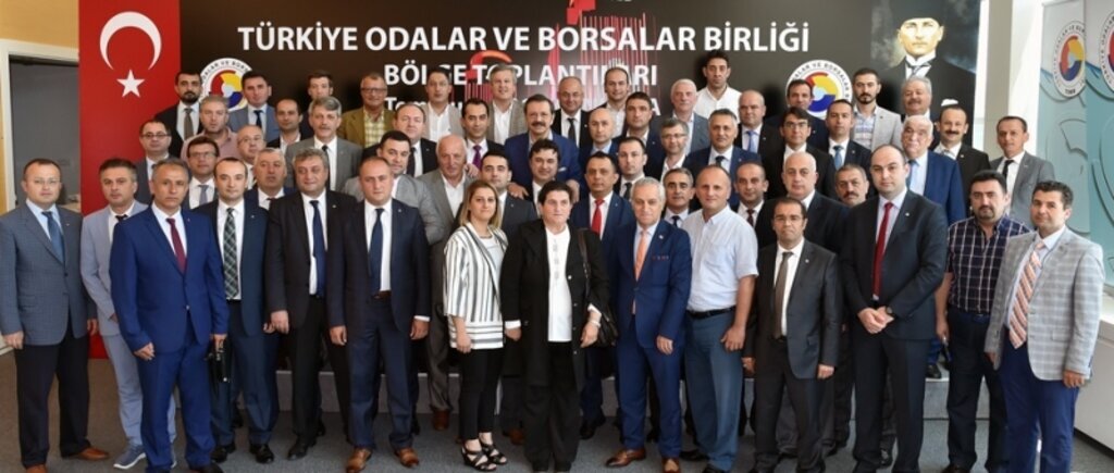 Karadeniz Bölgesi Oda-Borsa Başkanları istişarede bulundu