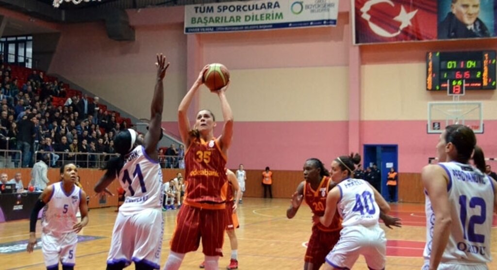 Karşılaşmanın sonucu Orduspor: 65 Galatasaray Odeabank: 68