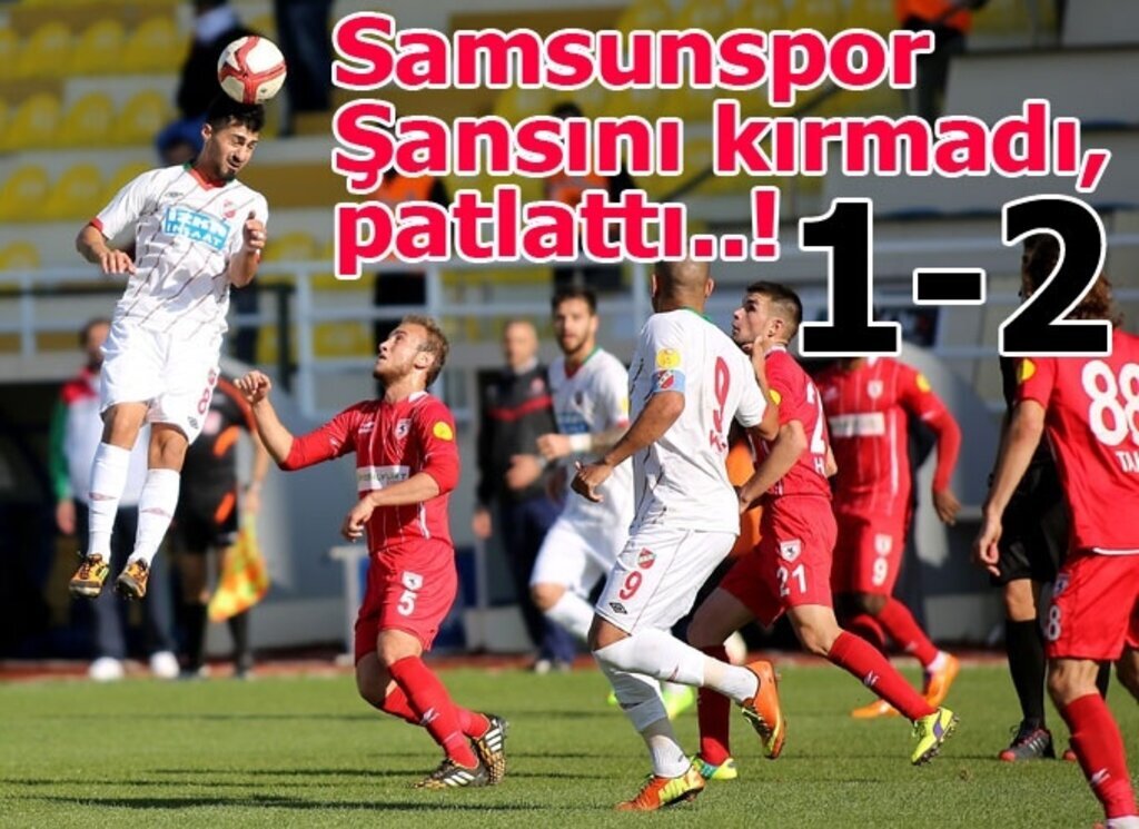 Karşıyaka Samsunspor maçının sonucu 1-2