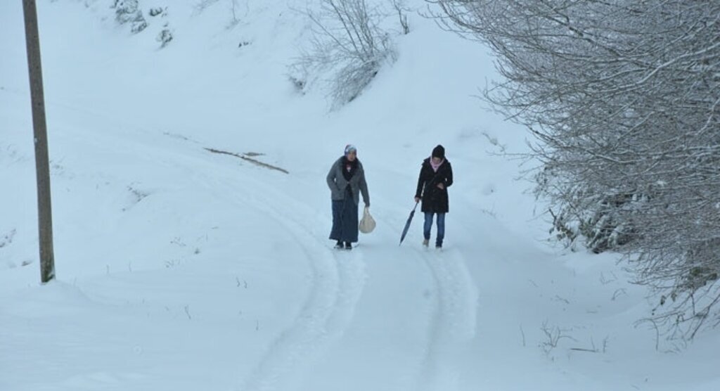 Kastamonu'da kar yağışı