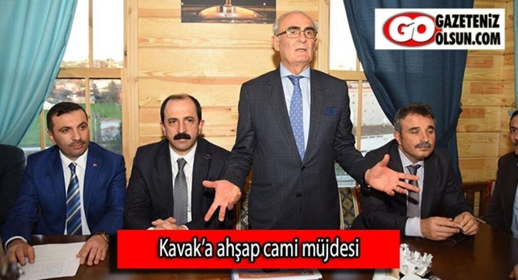 Kavak’a ahşap cami müjdesi