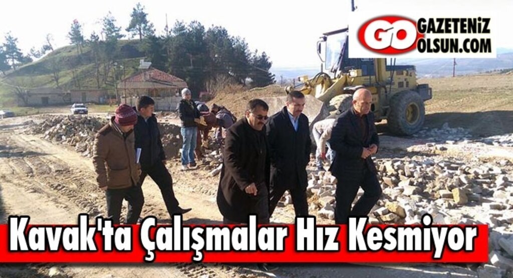 Kavak'ta Çalışmalar Hız Kesmiyor