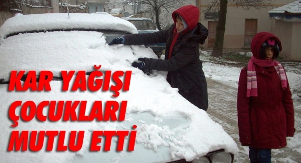 Kavak'ta kar kalınğı 10 santimetreyi buldu