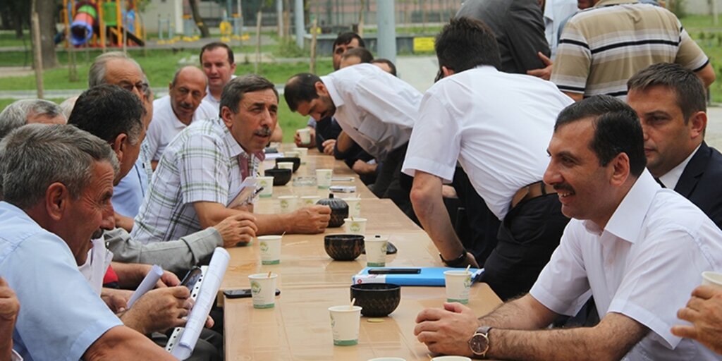 Kavak'ta Muhtarlar ile istişare toplantısı yapıldı