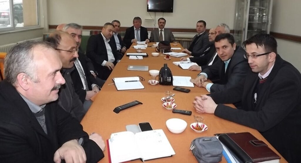 Kavak'ta okul müdürleri komisyonu toplandı