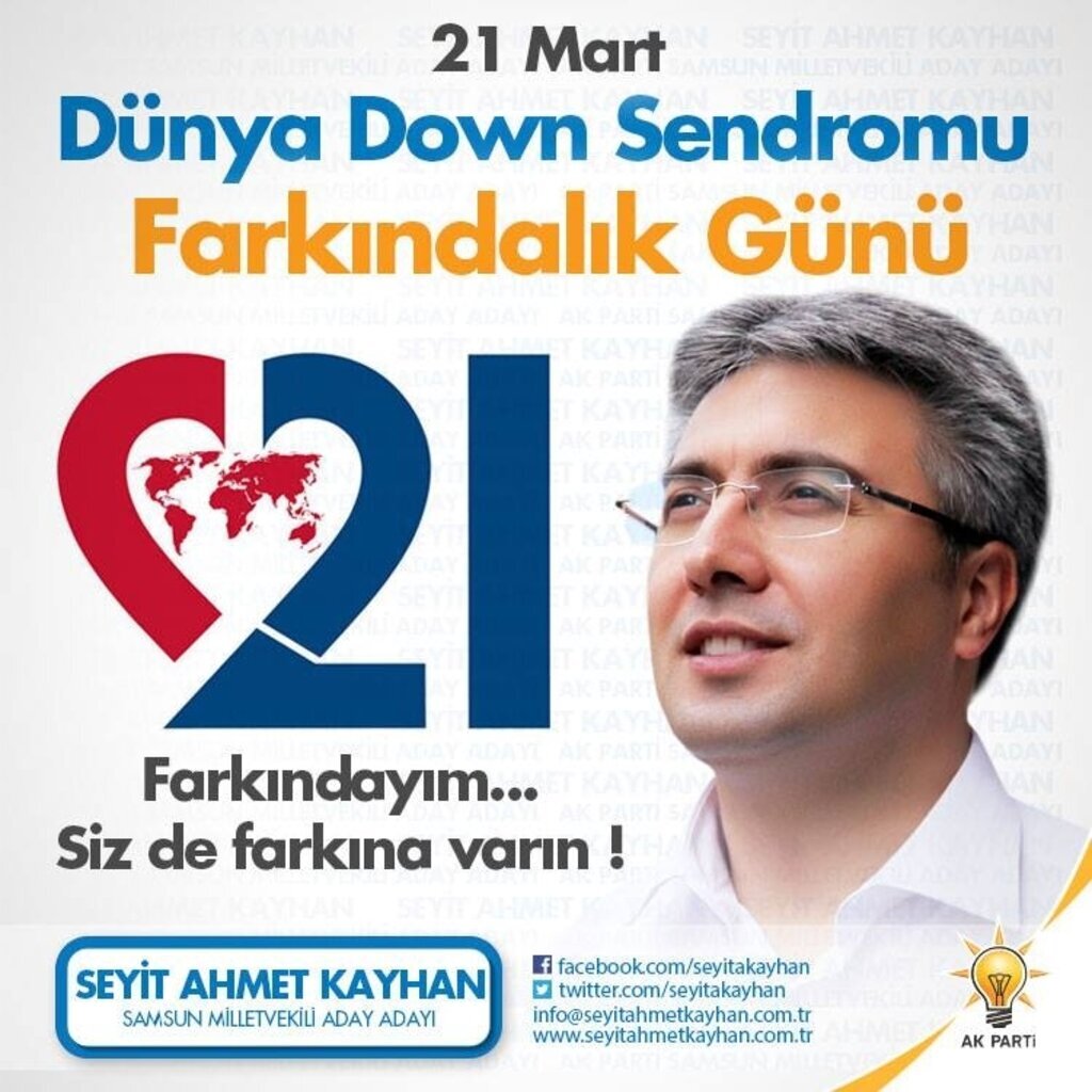 Kayhan'dan Dünya Down Sendromu Farkındalık Günü mesajı