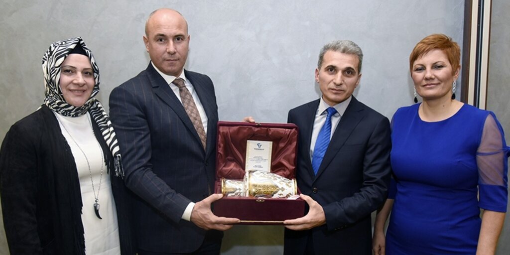 Kaymakam Küçük'e Tekkeköy'de veda yemeği