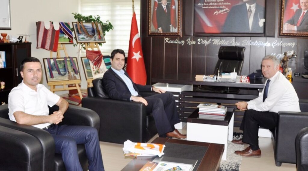 Kaymakam Kuruca'dan Başkan Belur'a ziyaret