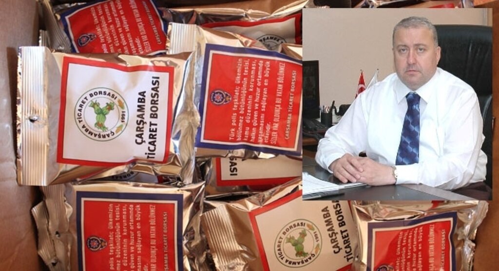 Kazım Yılmaz’dan terörle mücadele eden kahraman polislere 2 bin paket fındık