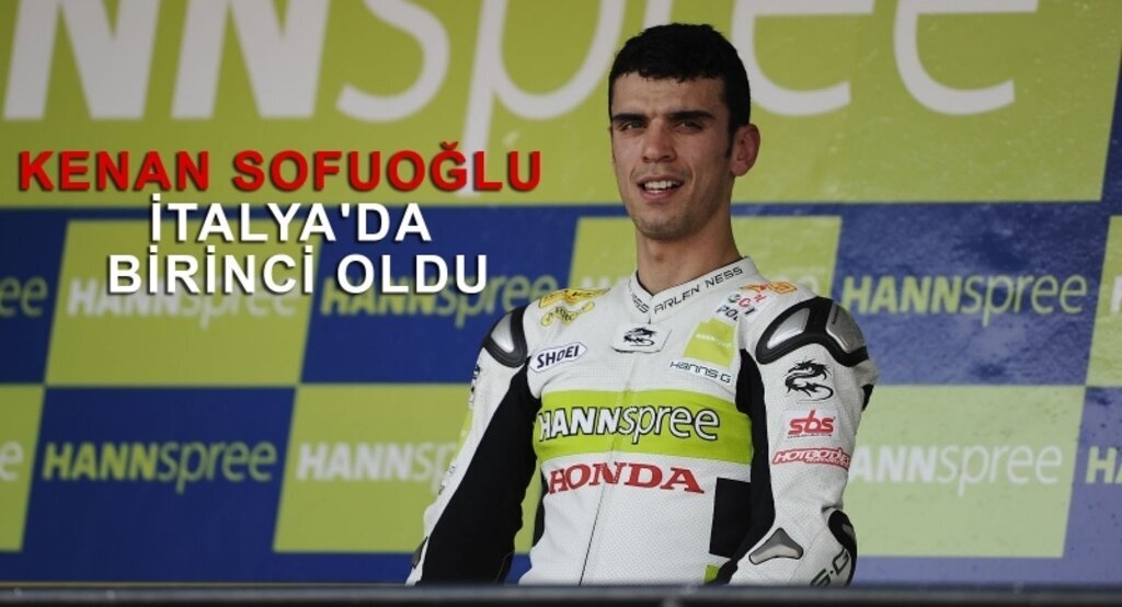 Kenan Sofuoğlu İtalya'da birinci oldu