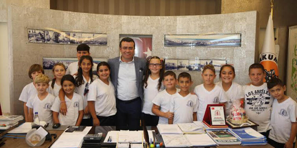 Kıbrıslı çocuklardan Taşçı’ya teşekkür