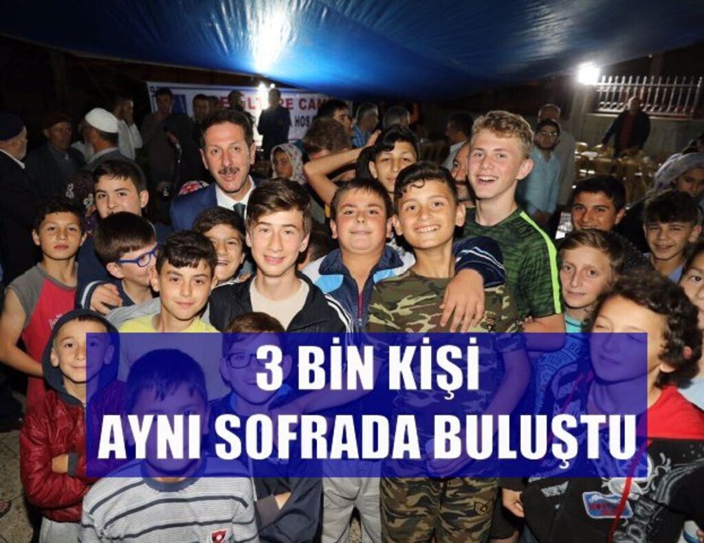 Kışla’da 750 metre uzunluğunda dev iftar