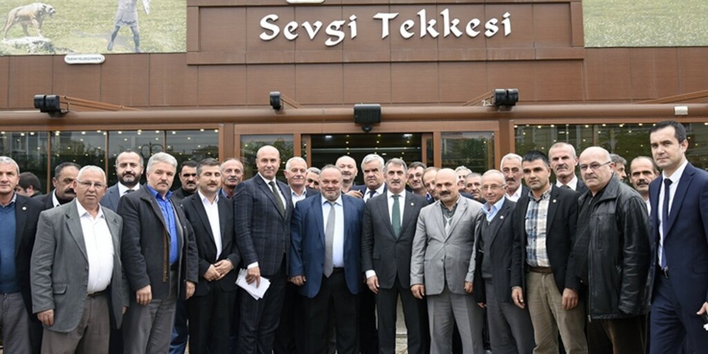 Köktaş ve Togar muhtarlarla bir araya geldi