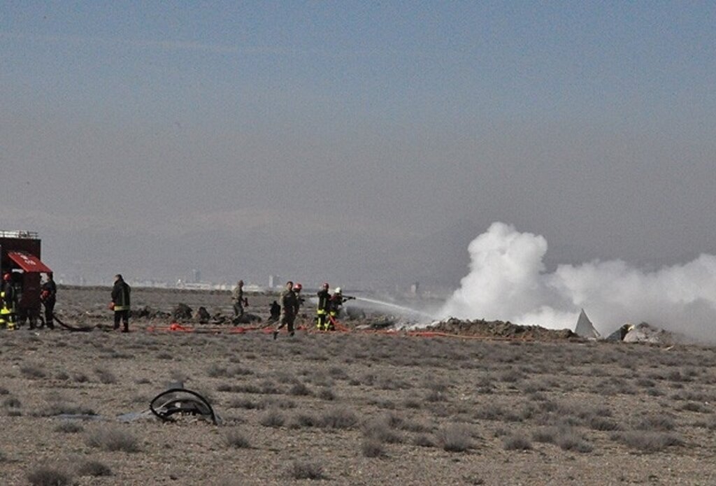 Konya'da askeri uçak düştü: 2 şehit