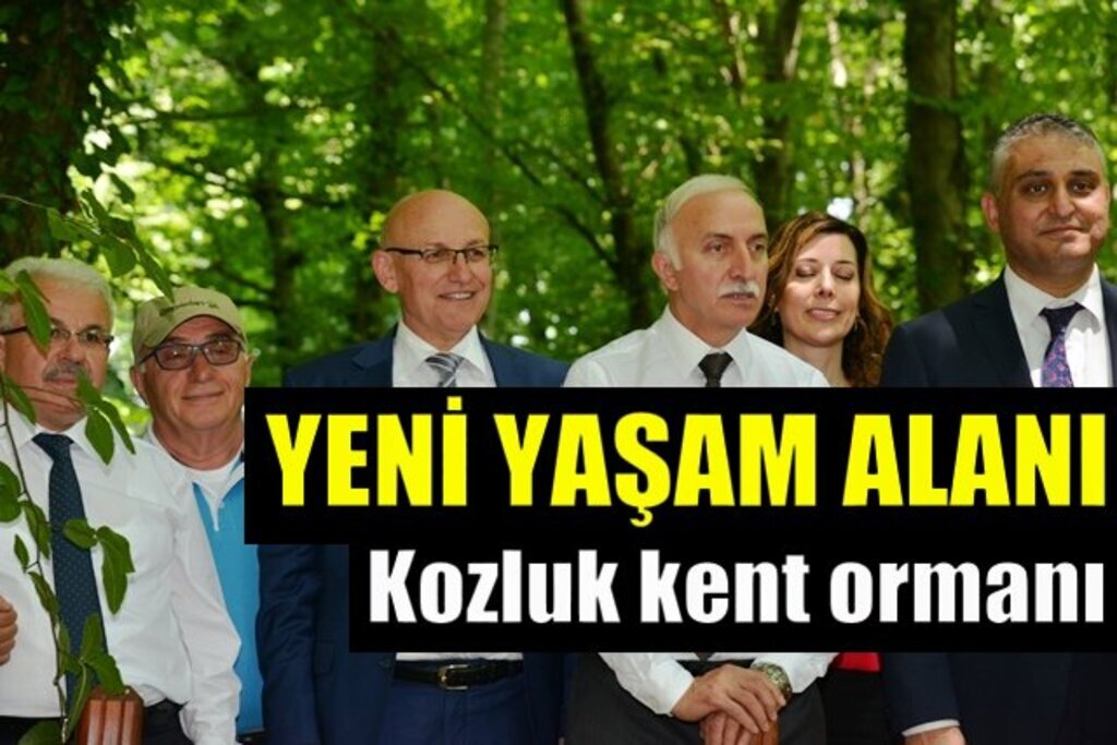Kozluk kent ormanı Samsun’a değer katacak