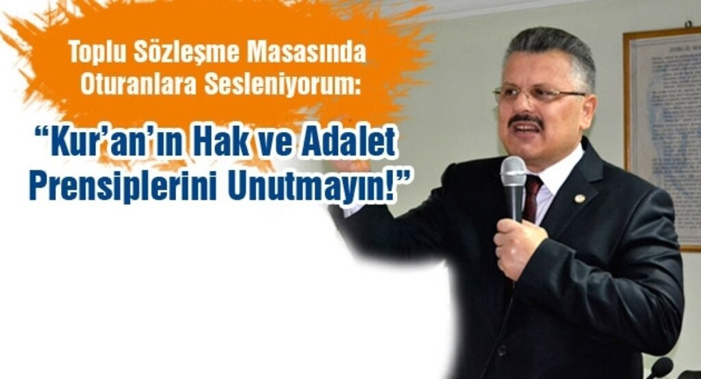 'Kur’an’ın hak ve adalet prensiplerini unutmayın!'