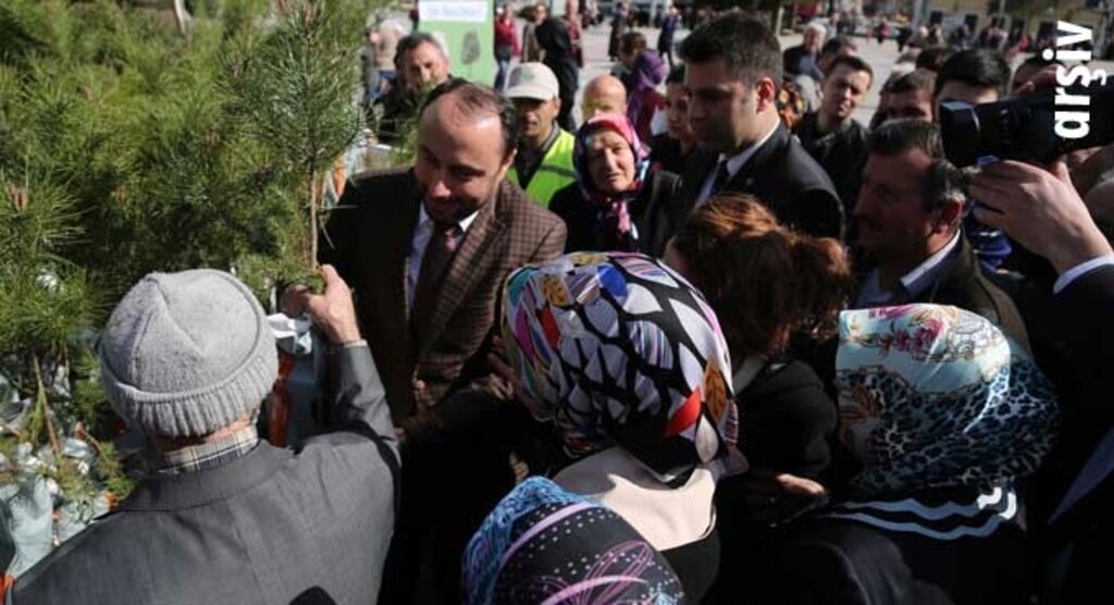 Kurtuluş Yolu'nda fidan dağıtımı yapılacak