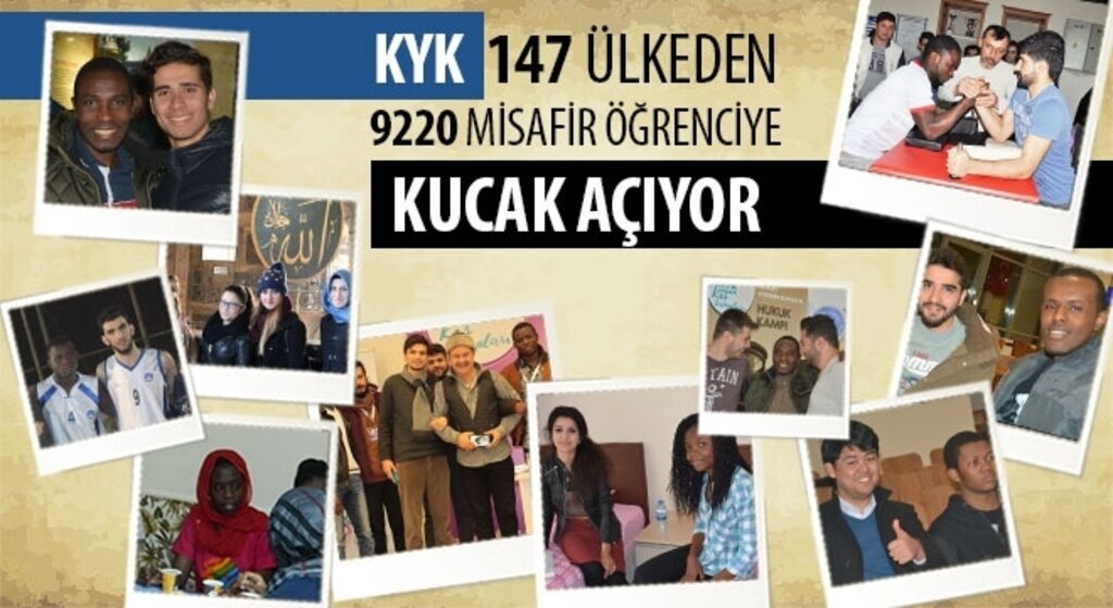 KYK, 147 ülkeden 9 bin 220 misafir öğrenciye kucak açıyor