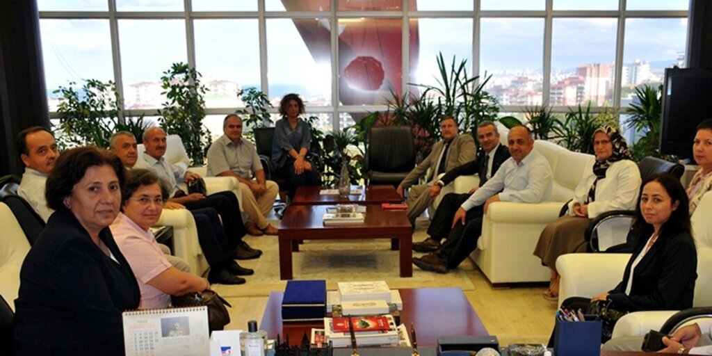 KYK Samsun Bölge Müdürü Ve Yurt Müdürlerinden Rektör Bilgiç’e Kutlama Ziyareti