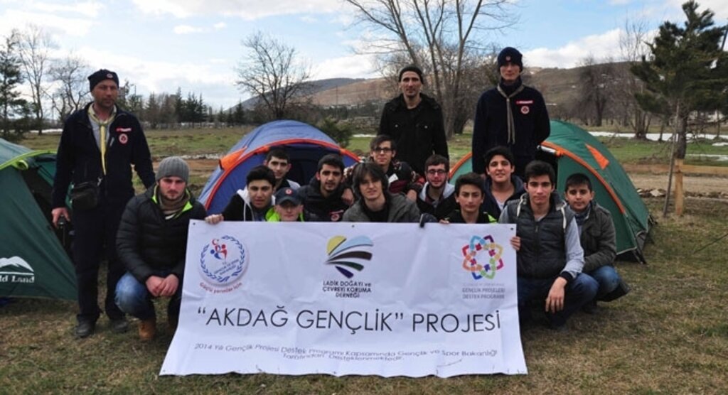 Ladik'de 150 izci kamp yaptı