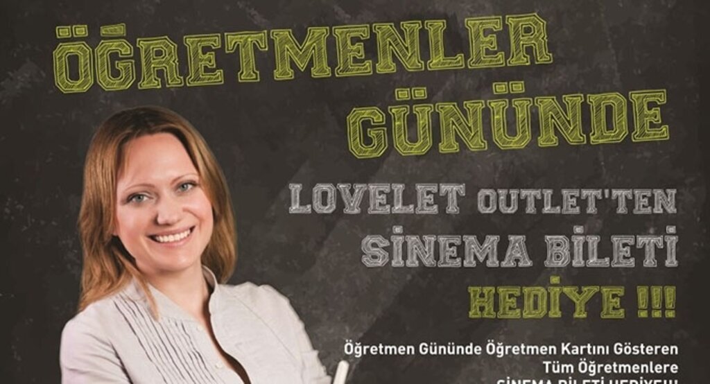 Lovelet Outlet’ten Öğretmenlere Sinema Bileti Hediye