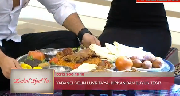 Luvrita Yer Sofrasına Oturdu, ortalık karıştı!