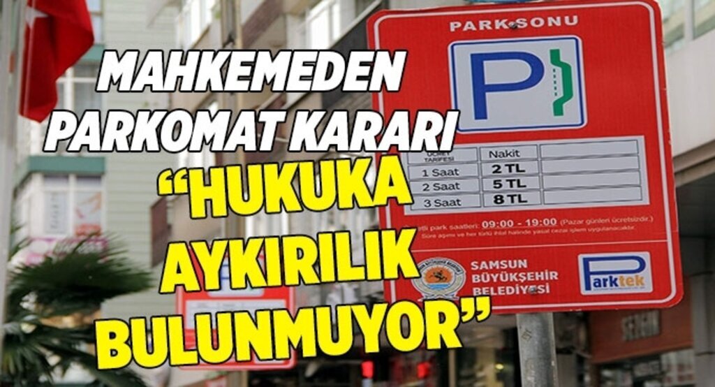 Mahkemeden parkomat kararı