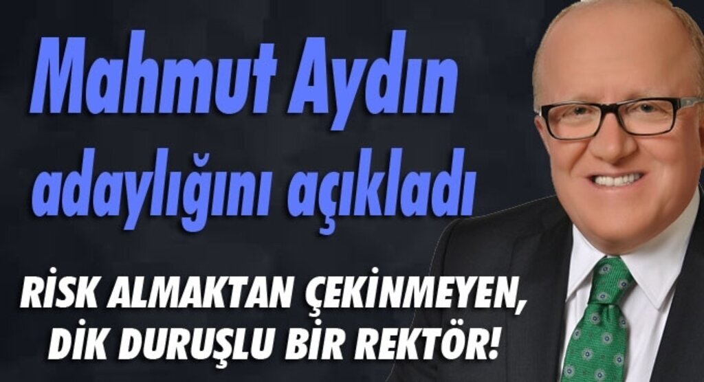Mahmut Aydın adaylığını açıkladı
