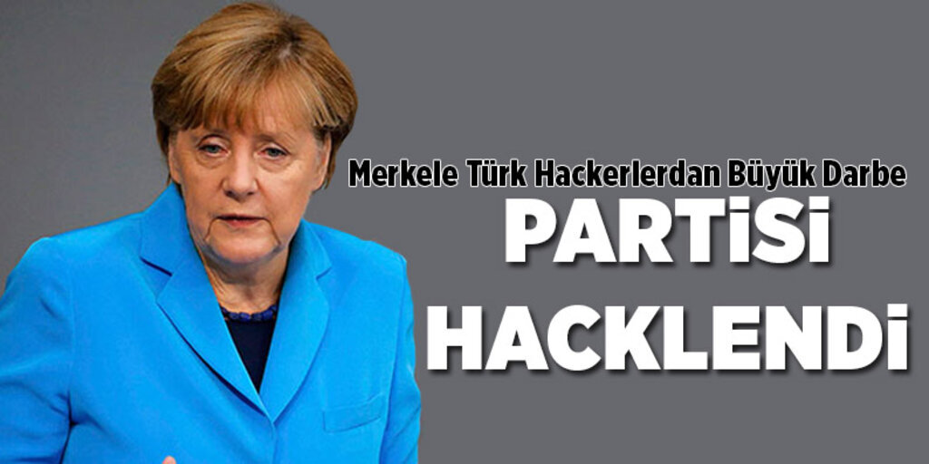 Merkele Türk Hackerlardan büyük darbe
