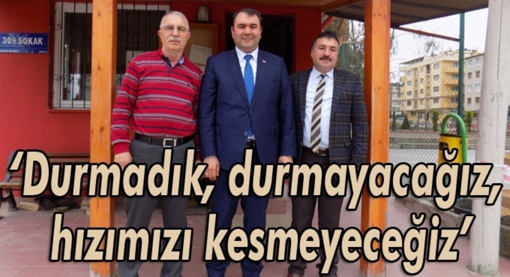 Metin Kuruoğlu mahalle mahalle dolaşıyor