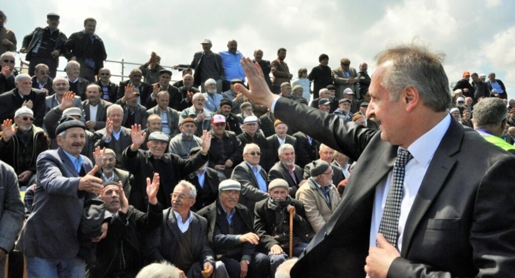 Milletveili Adayı Özden, er meydanında