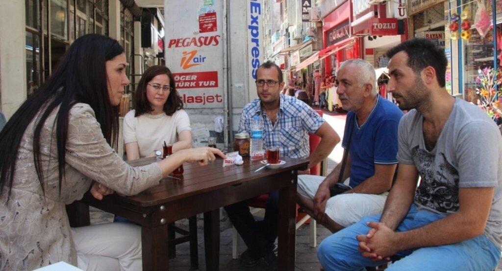 Milletvekili Karaaslan, İlkadım ilçesinde esnaf ziyareti yaptı