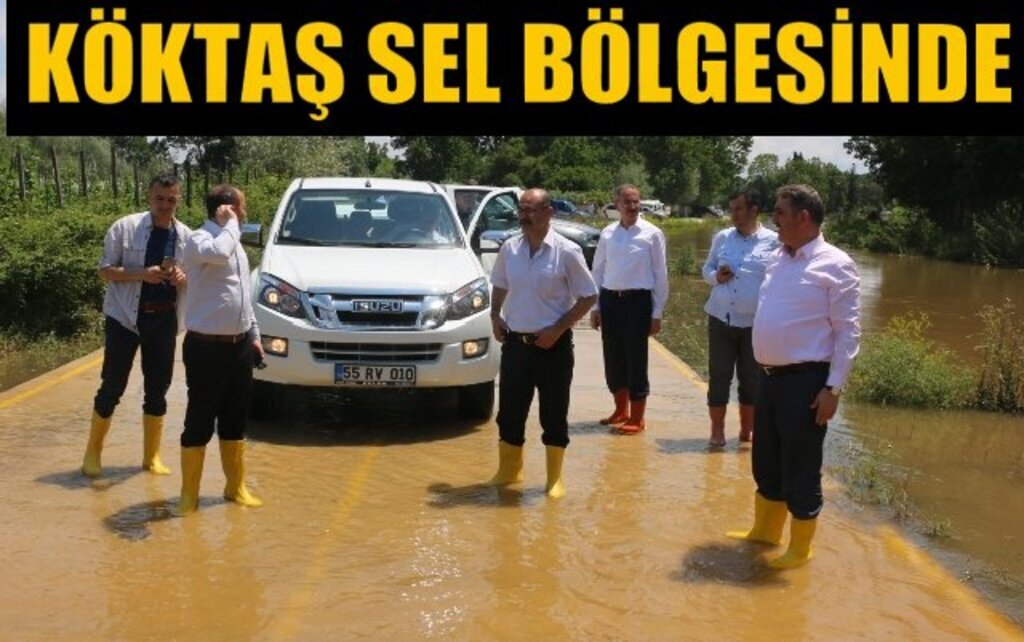Milletvekili Köktaş Çarşamba'da Su Baskını Bölgesinde 