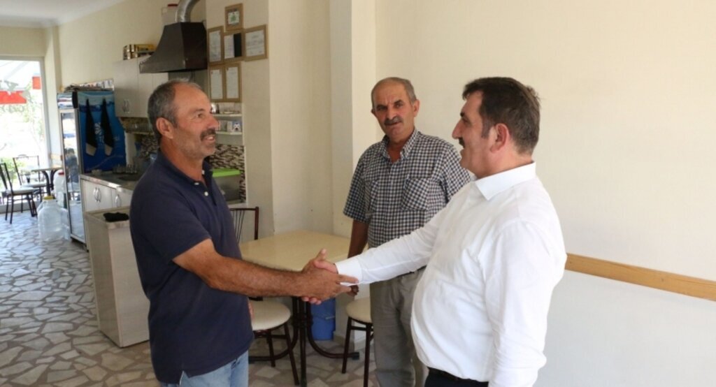 Milletvekili Köktaş Atakum'da esnaf ziyareti yaptı