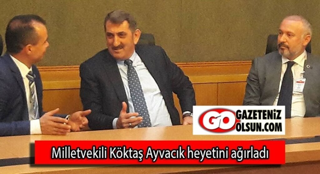 Milletvekili Köktaş Ayvacık heyetini ağırladı