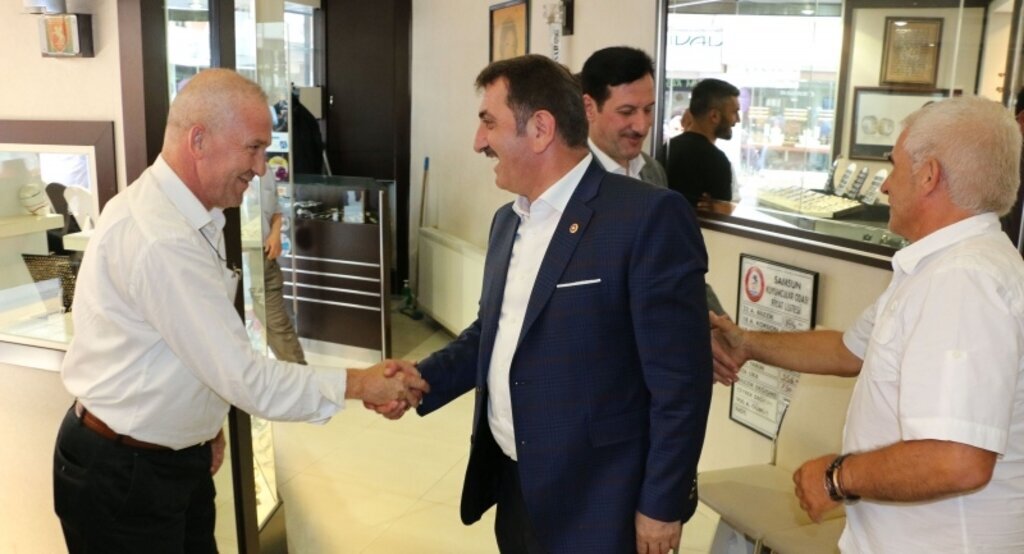 Milletvekili Köktaş çarşı esnafını ziyaret etti