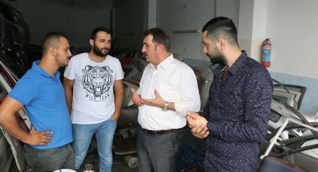 Milletvekili Köktaş Gülsan Sanayi esnafını ziyaret etti