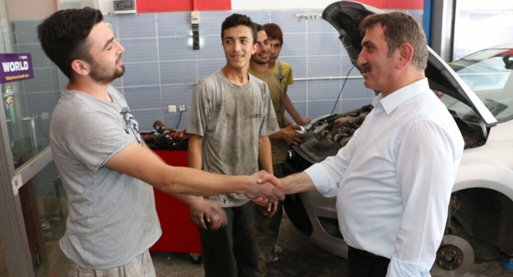 Milletvekili Köktaş'tan Gülsan Sanayi esnaflarına teşekkür ziyareti