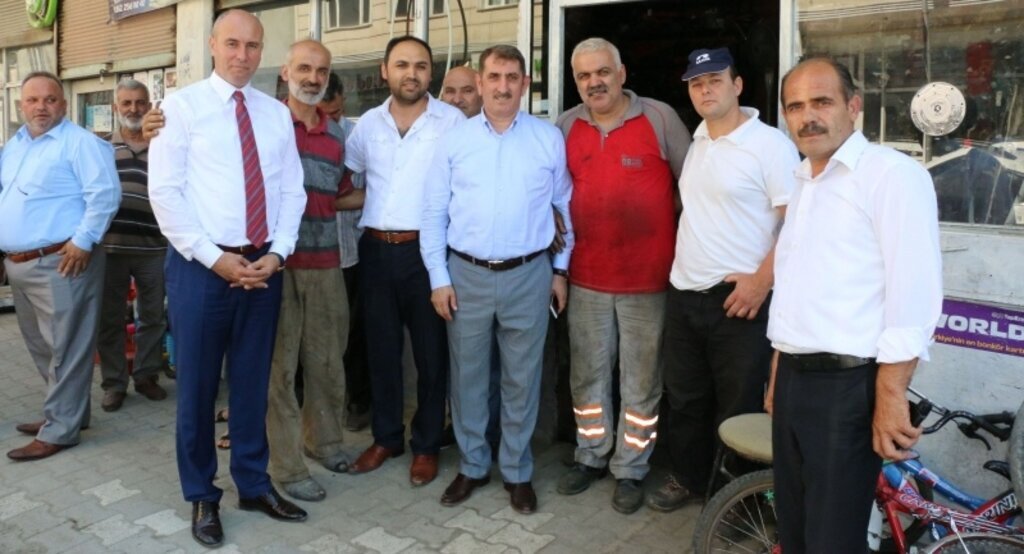 Milletvekili Köktaş Tekkeköy'de teşekkür ziyaretlerini sürdürdü