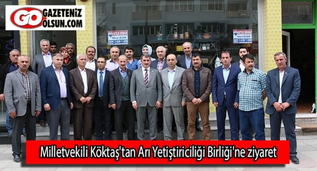 Milletvekili Köktaş'tan Arı Yetiştiriciliği Birliği'ne ziyaret