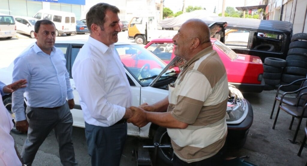 Milletvekili Köktaş'tan esnaflara teşekkür ziyareti