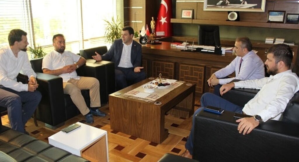 Milletvekili Kurt Samsun Barosu’nu ziyaret etti