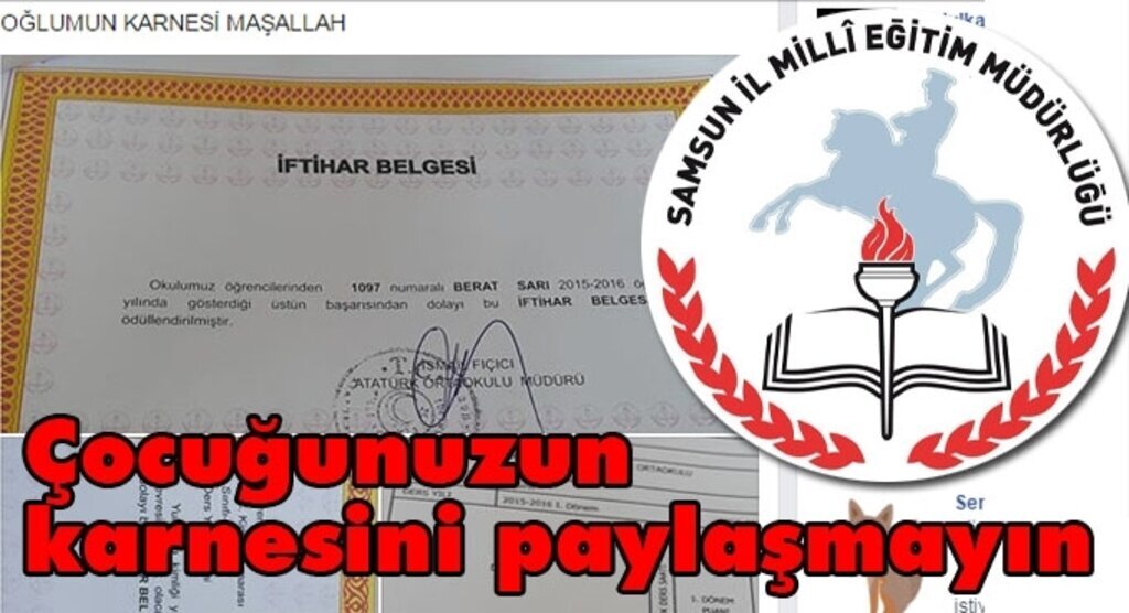 Milli Eğitim'den karne uyarısı