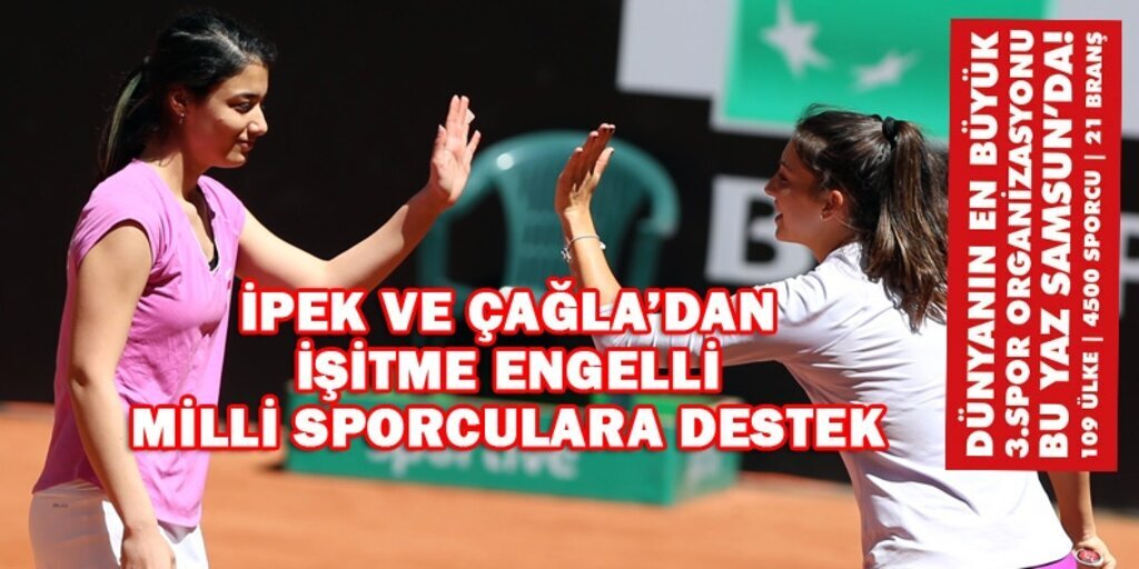 Milli Tenisçilerden Engelliler Olimpiyatları’na büyük destek